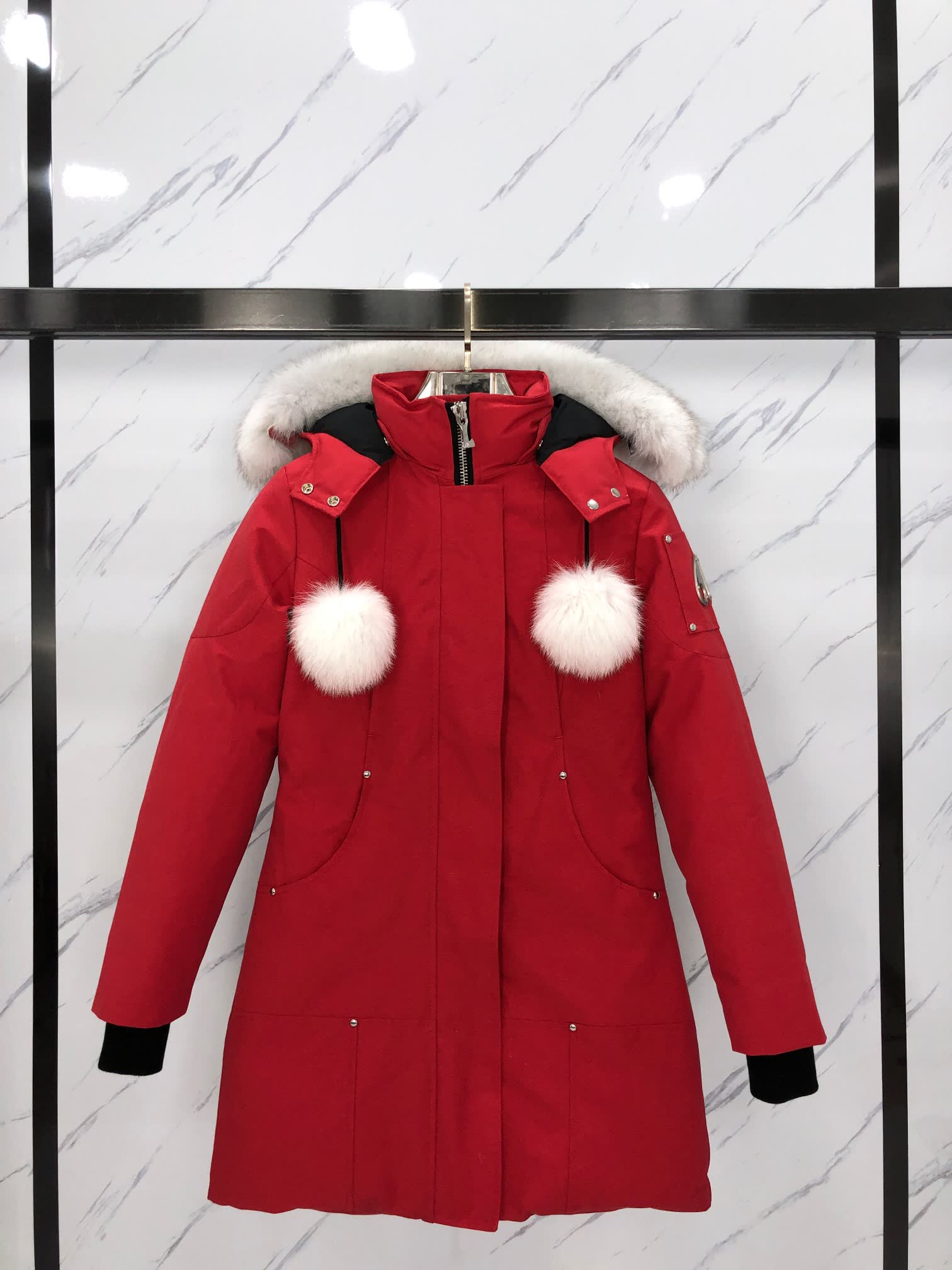 Moose Knuckles Fur Trim Down Parka Moose Knuckles Fur Trim Down Parka